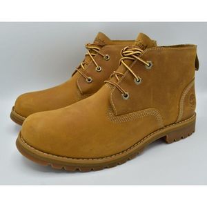 Timberland Mens Size 11.5 Larchmont Wheat Full Grain Waterproof Chukka Boots